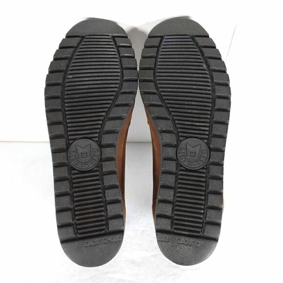 Mephisto Women's US 7 Brown Leather Slip-On Comfort Wedge Loafers - Picture 13 of 15